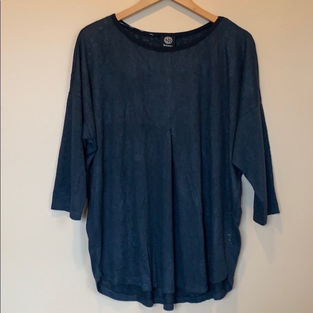 NWT Bobeau Pleat 3/4 Sleeve Tee 2X